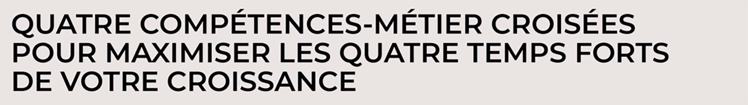 Lucius Group – 4 compétences métier croisées Lucius Group - 4 compétences métier croisées
