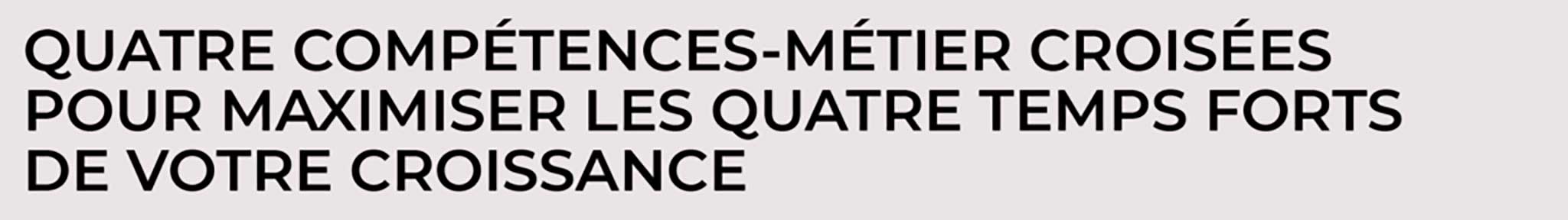 Lucius Group – 4 compétences métier croisées Lucius Group - 4 compétences métier croisées